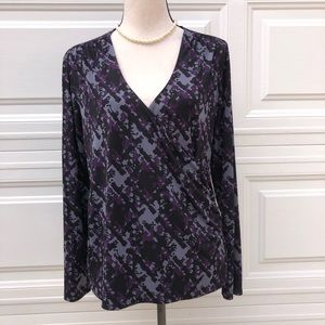 Long sleeve double breasted top